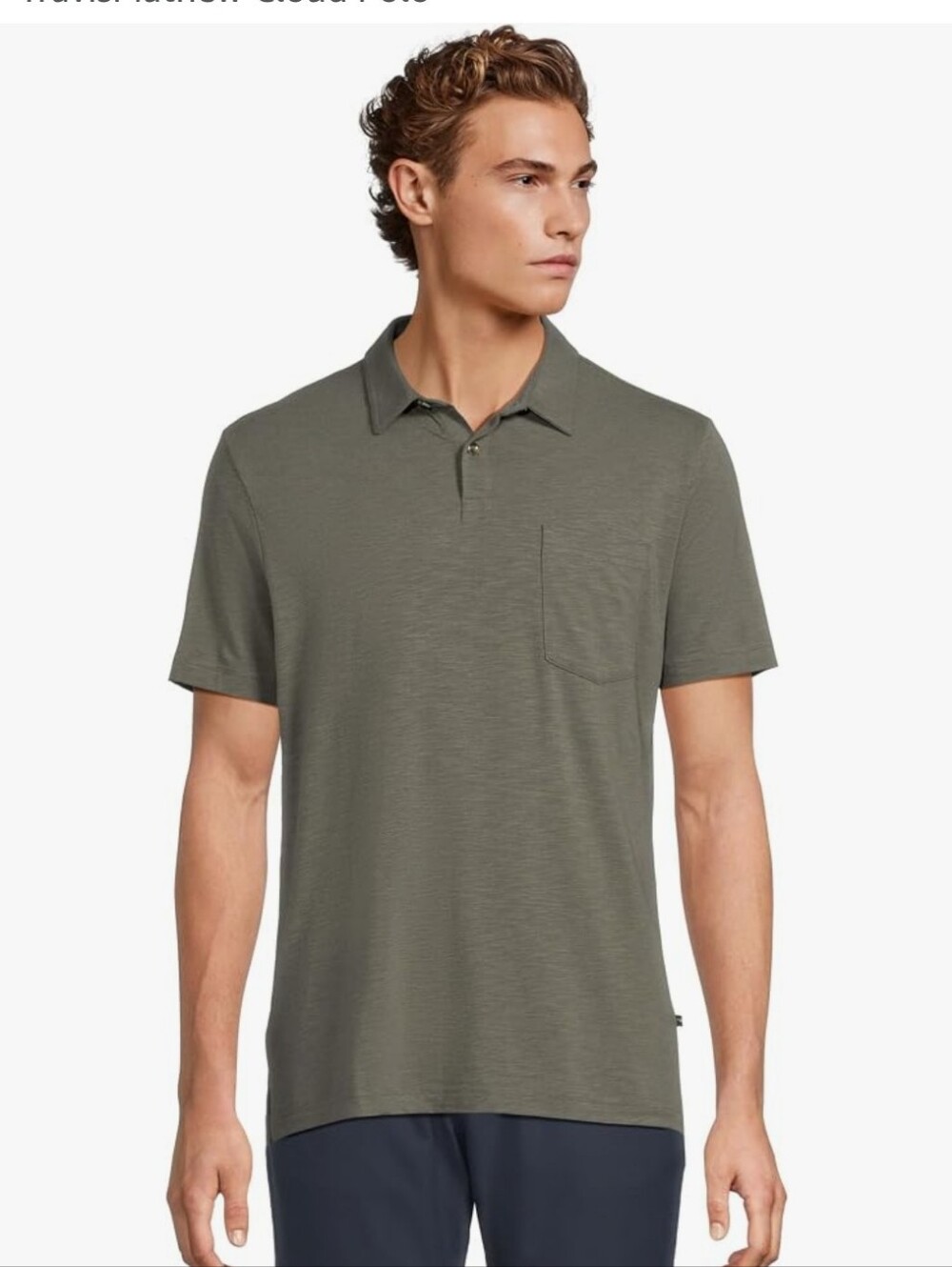 Travis Matthew Dark Olive Mens Cloud Polo Shirt XL New